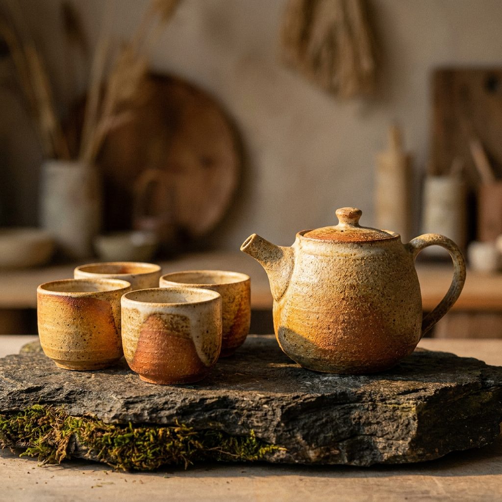Teapot workshop close-up